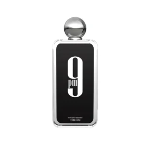 Perfume 9 PM, Notas de Baunilha e Âmbar, Projeção Duradoura, Fragrância Árabe Premium Unissexo 3.4oz