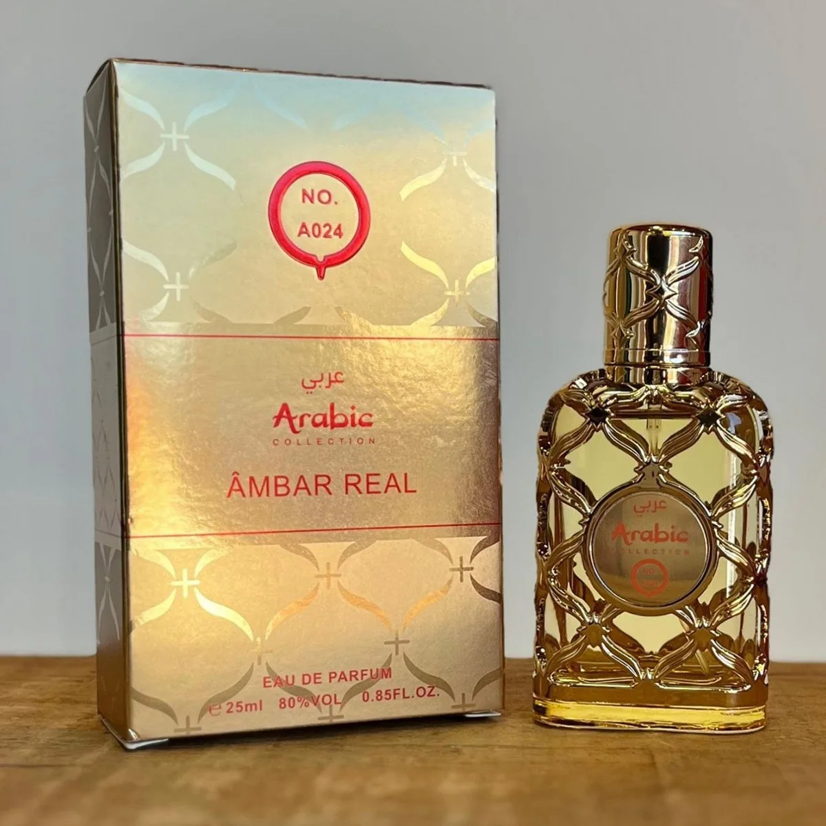 Perfume Árabe Compartilhável Âmbar Real A024 – 25ml – Doce Amadeirado - Image 6