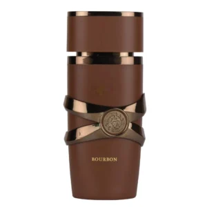 Perfume Bourbon 100ml | Base de Âmbar e Musgo, Fragrância Duradoura, Frasco Elegante Marrom para Homens