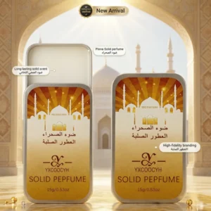 Perfume Sólido Portátil Woody, Aroma Oriental de Longa Duração, Perfume com Feromônios para Mulheres e Homens, Presente de Romance Árabe, Eau De Parfum