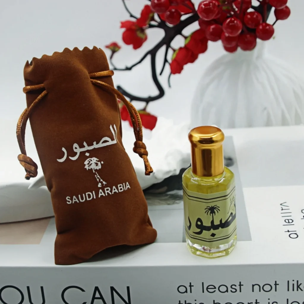 Perfume árabe para mulheres e homens de longa duração unissex fragrância eau de parfum com saco 15ml rolo de óleo na garrafa